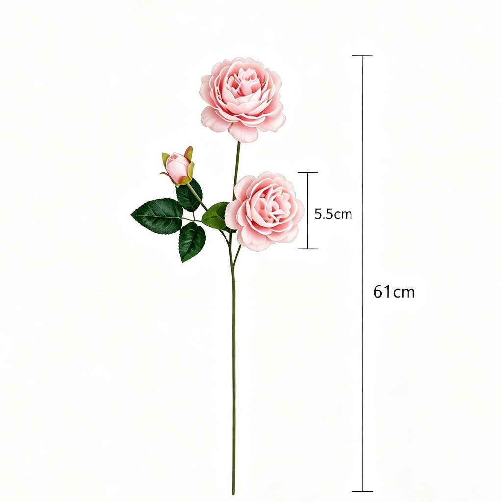 Artificial Pink French Peony, Sweet Decor, 2 Pack