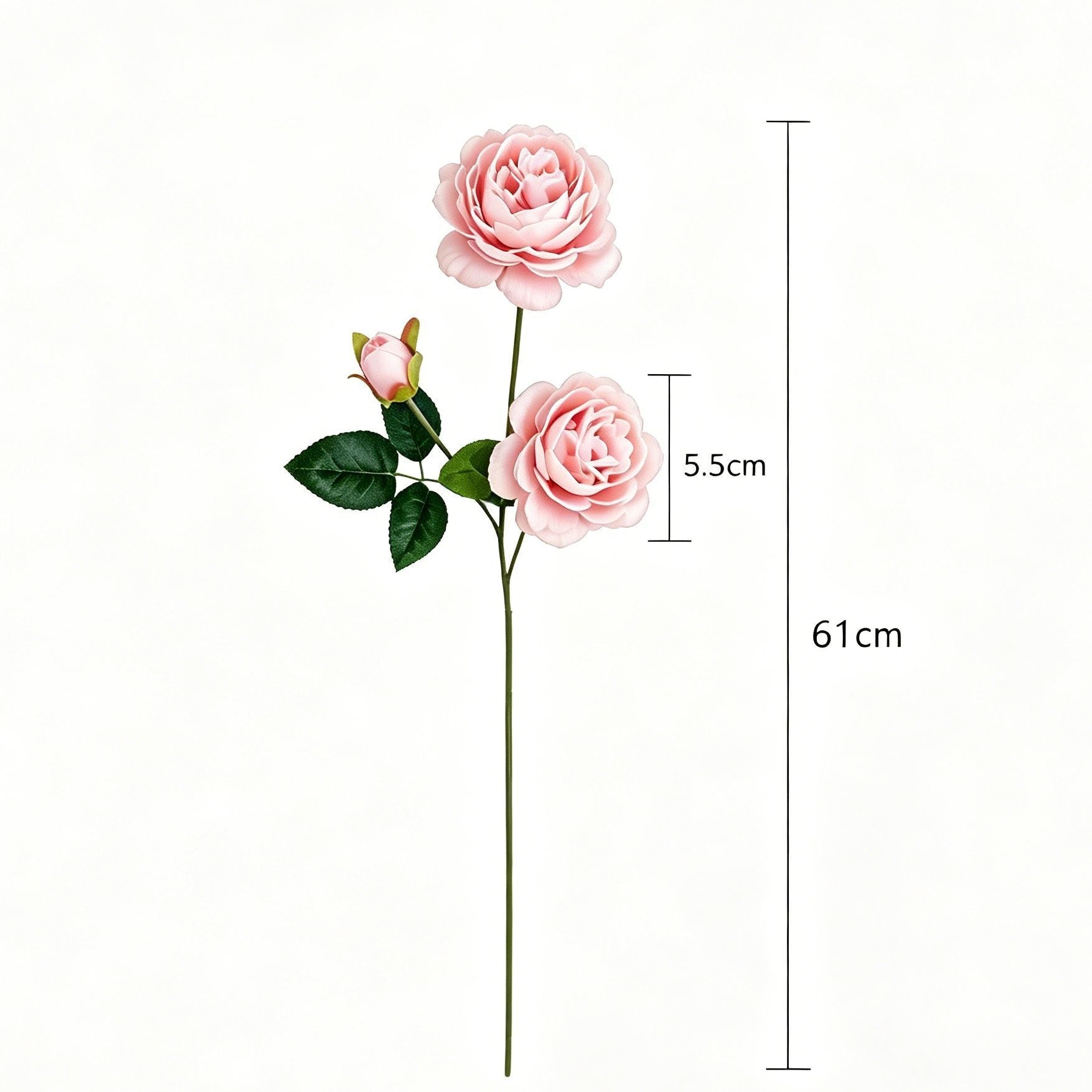 Artificial Pink French Peony, Sweet Decor, 5 Pack