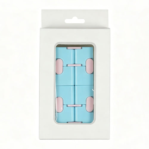 2pk Pastel Blue Macaron Infinity Fidget Cube