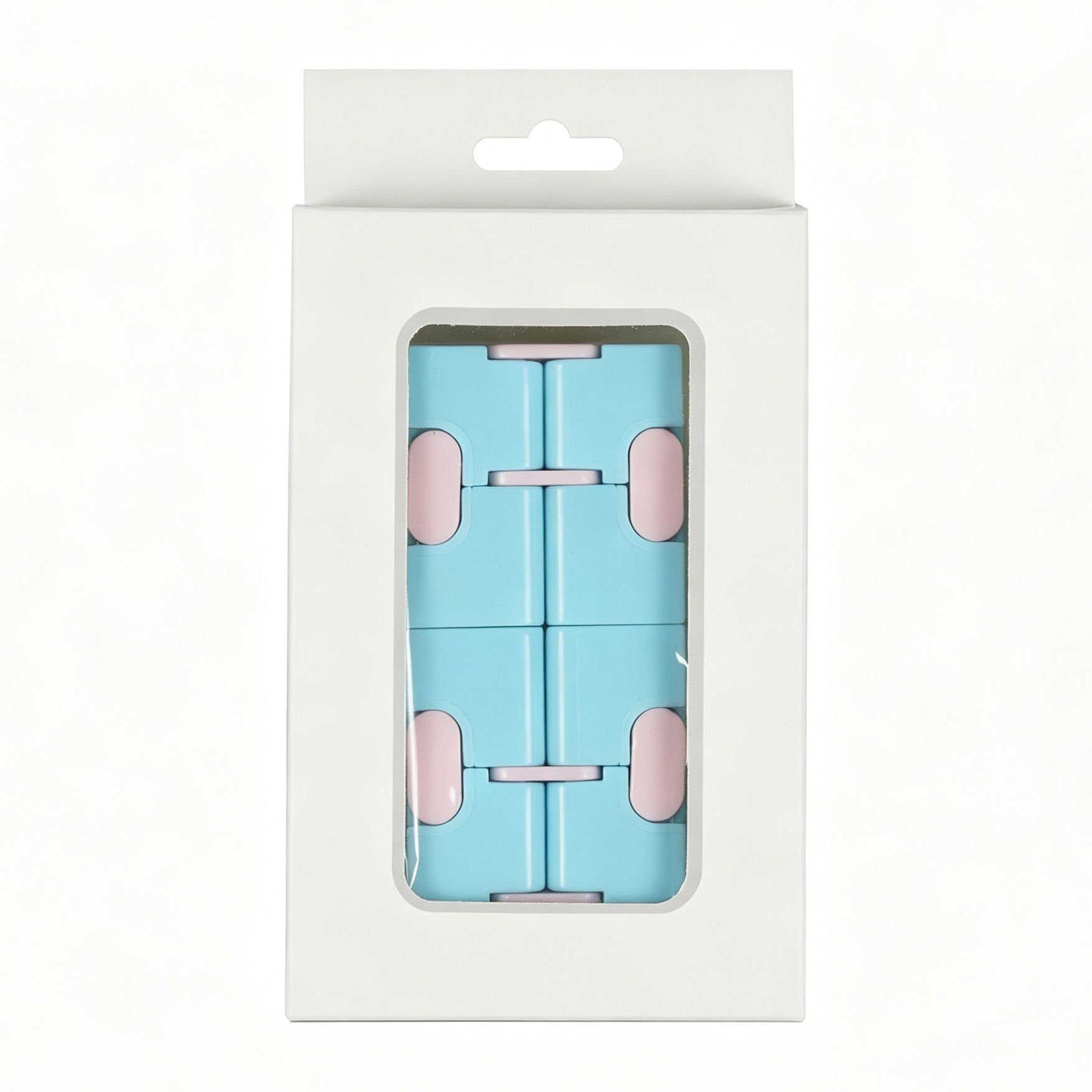 2pk Pastel Blue & Green Infinity Fidget Cube