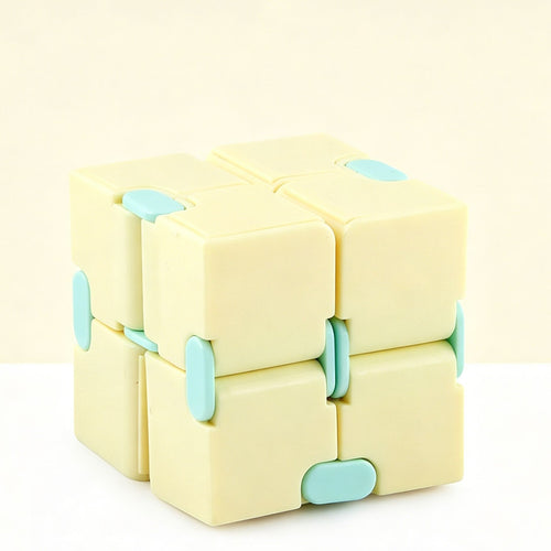2pk Pastel Blue & Yellow Infinity Fidget Cube