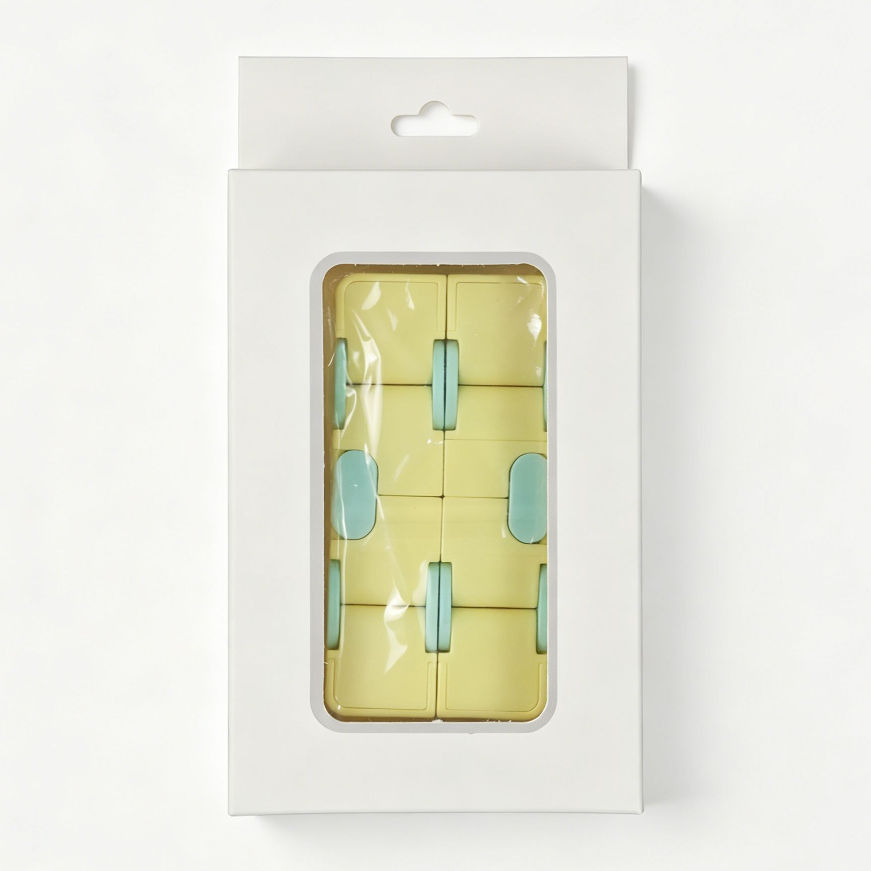 2pk Pastel Blue & Yellow Infinity Fidget Cube
