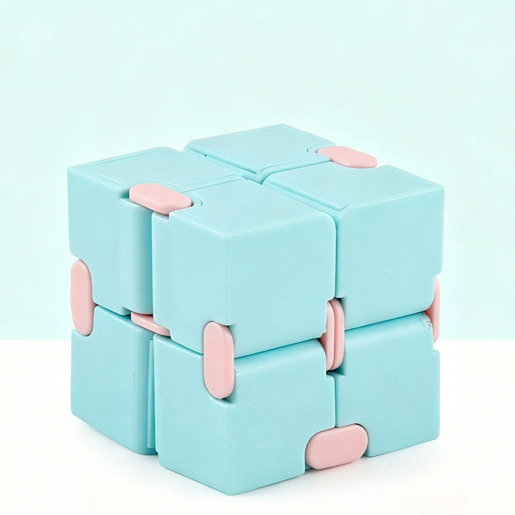 2pk Pastel Blue & Pink Infinity Fidget Cube
