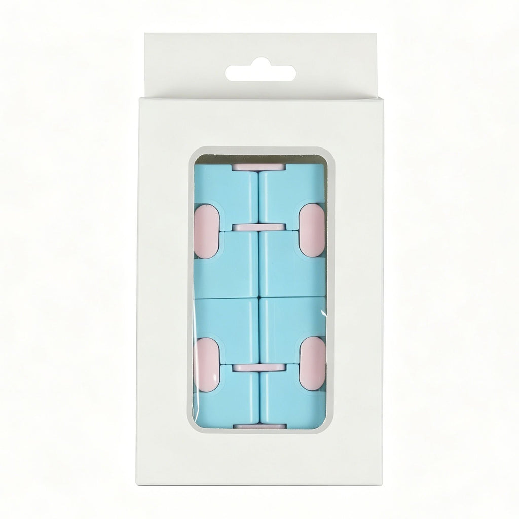 2pk Pastel Blue & Pink Infinity Fidget Cube
