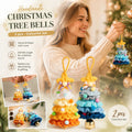 2 Pack Crochet Ornament F+G Blue & Orange, Budget Decor Gift Pair