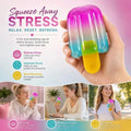 Slow-Rise Popsicle Squishy Stress Toy - 2 Pack (Blue)