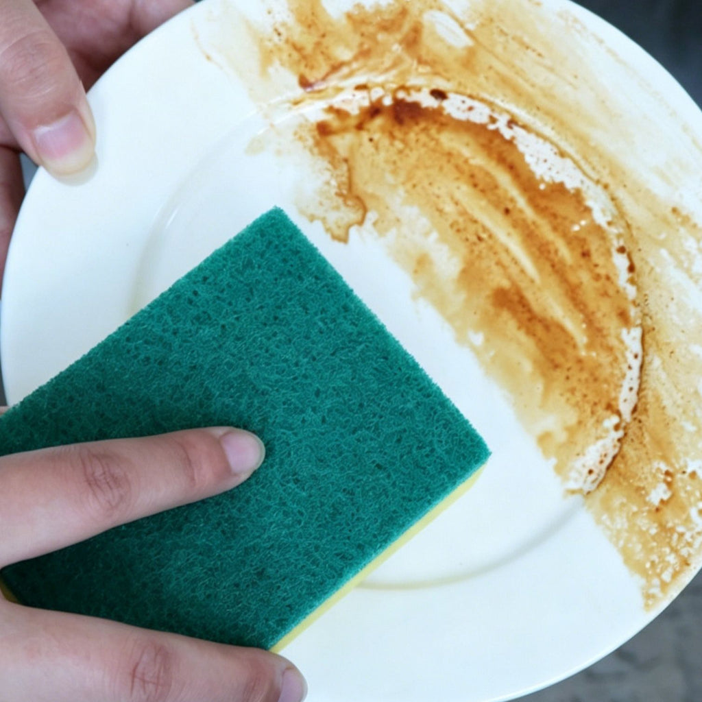 6pk Square Dual Sided Dish Sponge