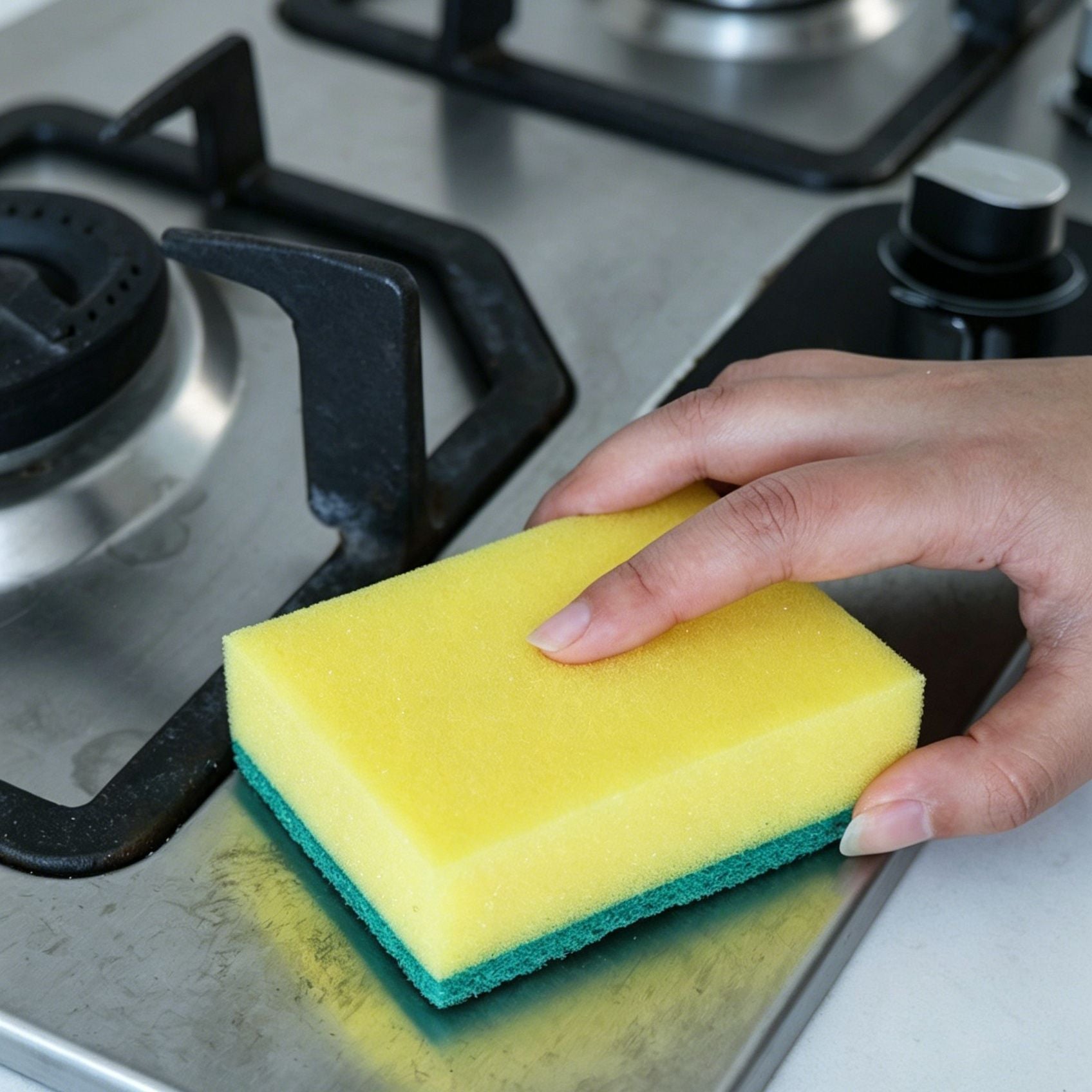 6pk Square Dual Sided Dish Sponge