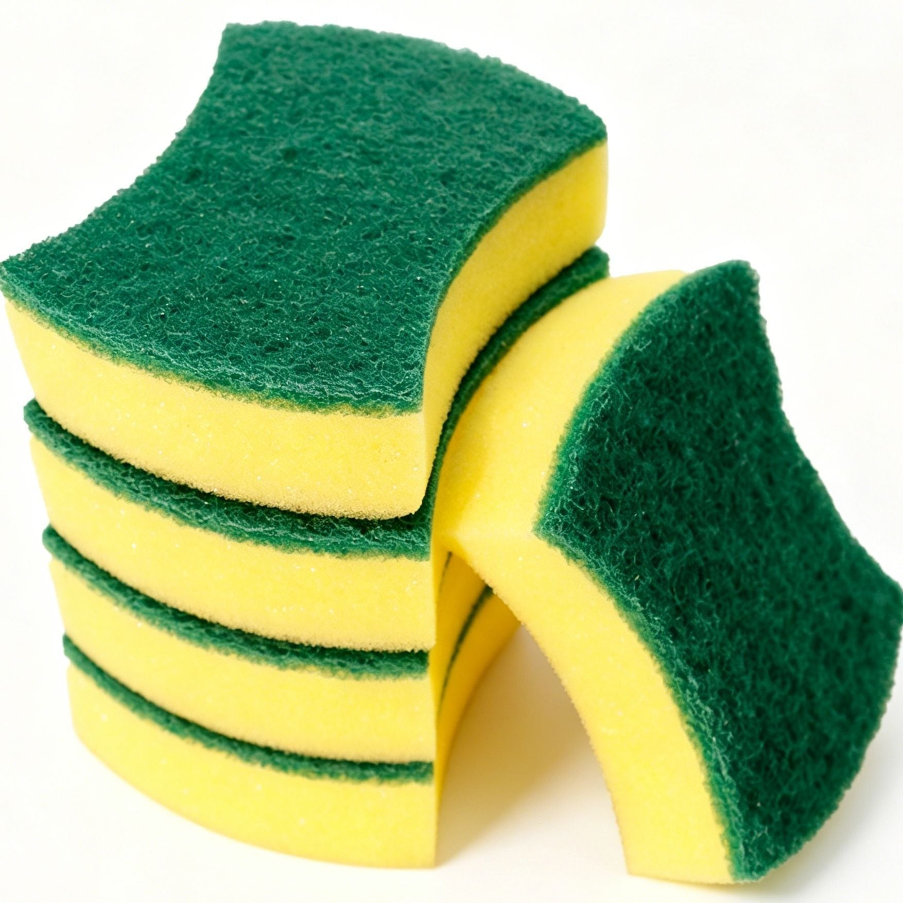 20pk Waist Shape Dual Sided Dish Sponge