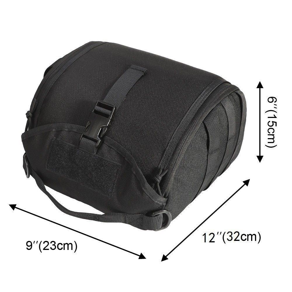 Portable Outdoor Adventure Storage Pouch Black, Quick-Access Pocket For Outdoor Essentials