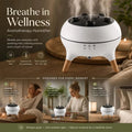 Sound Sensing Jellyfish Fragrance Diffuser, Dynamic RGB Glow, Silent Home Spa Companion