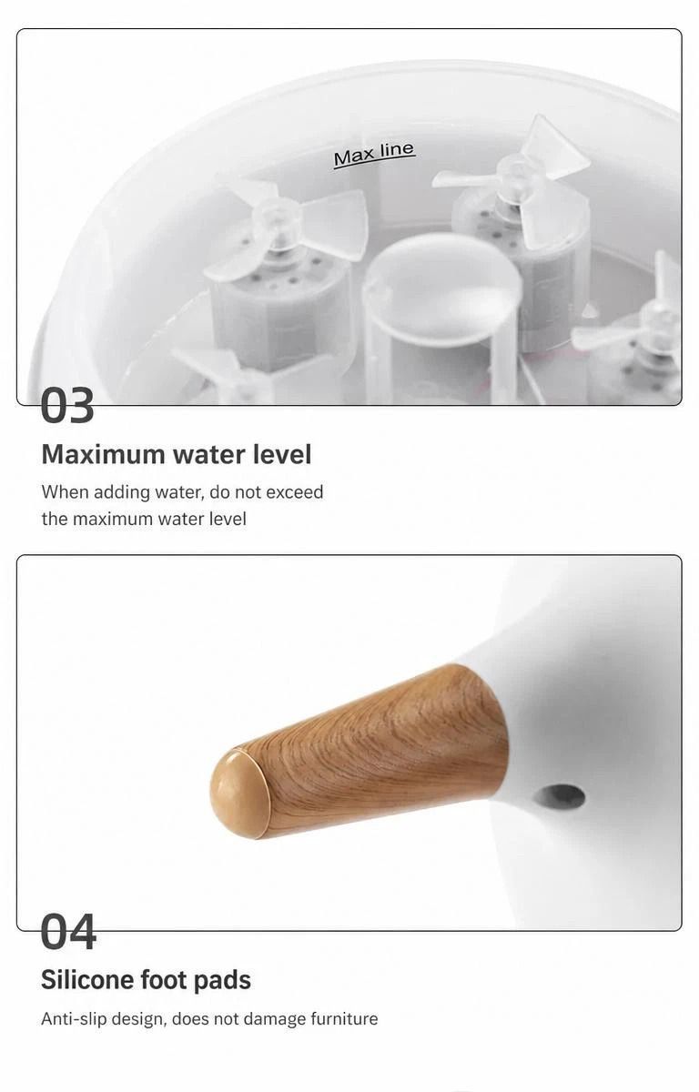 Magical Jellyfish Aroma Mist Maker, Beat Sync RGB Light, Relax Gift For Family Bedroom