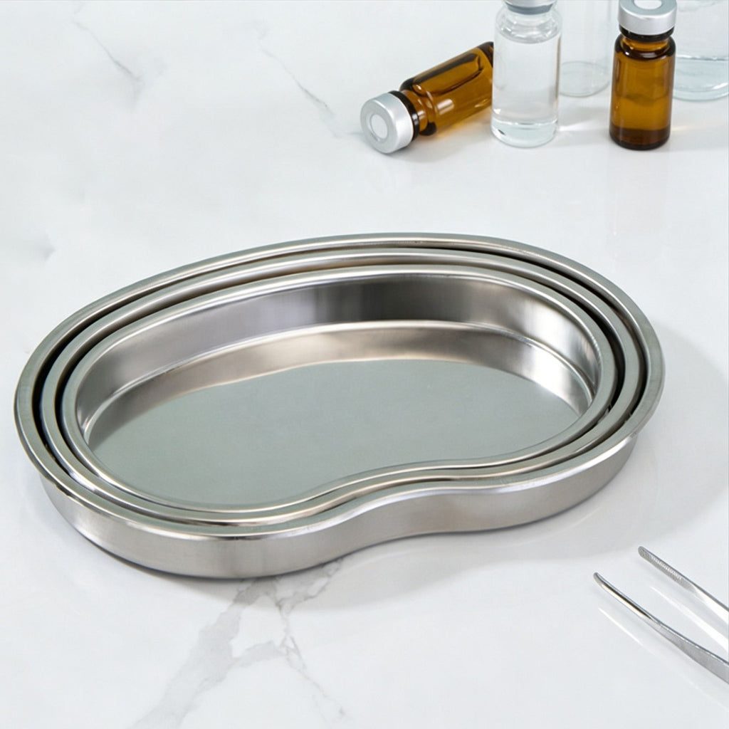 Medium Curved Tray 201 Stainless Steel 2pcs