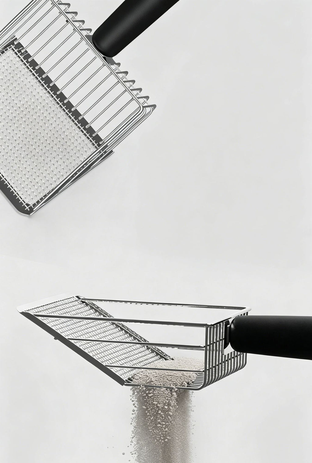 Black Multi-function Litter Scoop Set