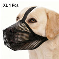 Black Mesh Dog Muzzle XL, Drinkable