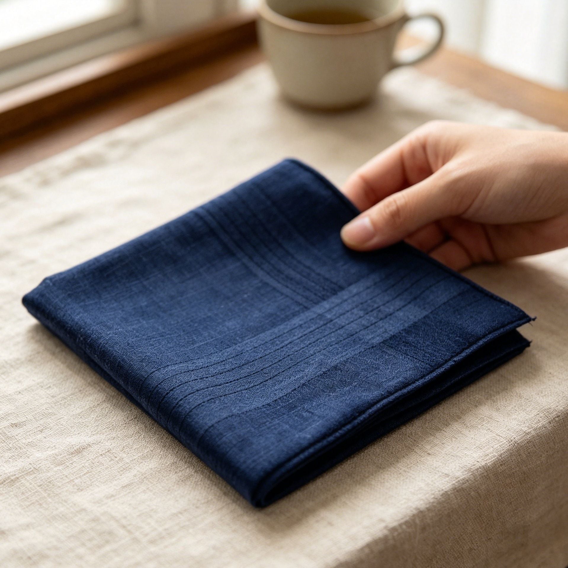Solid Striped Men Suit Pocket Square Handkerchief 5pcs
