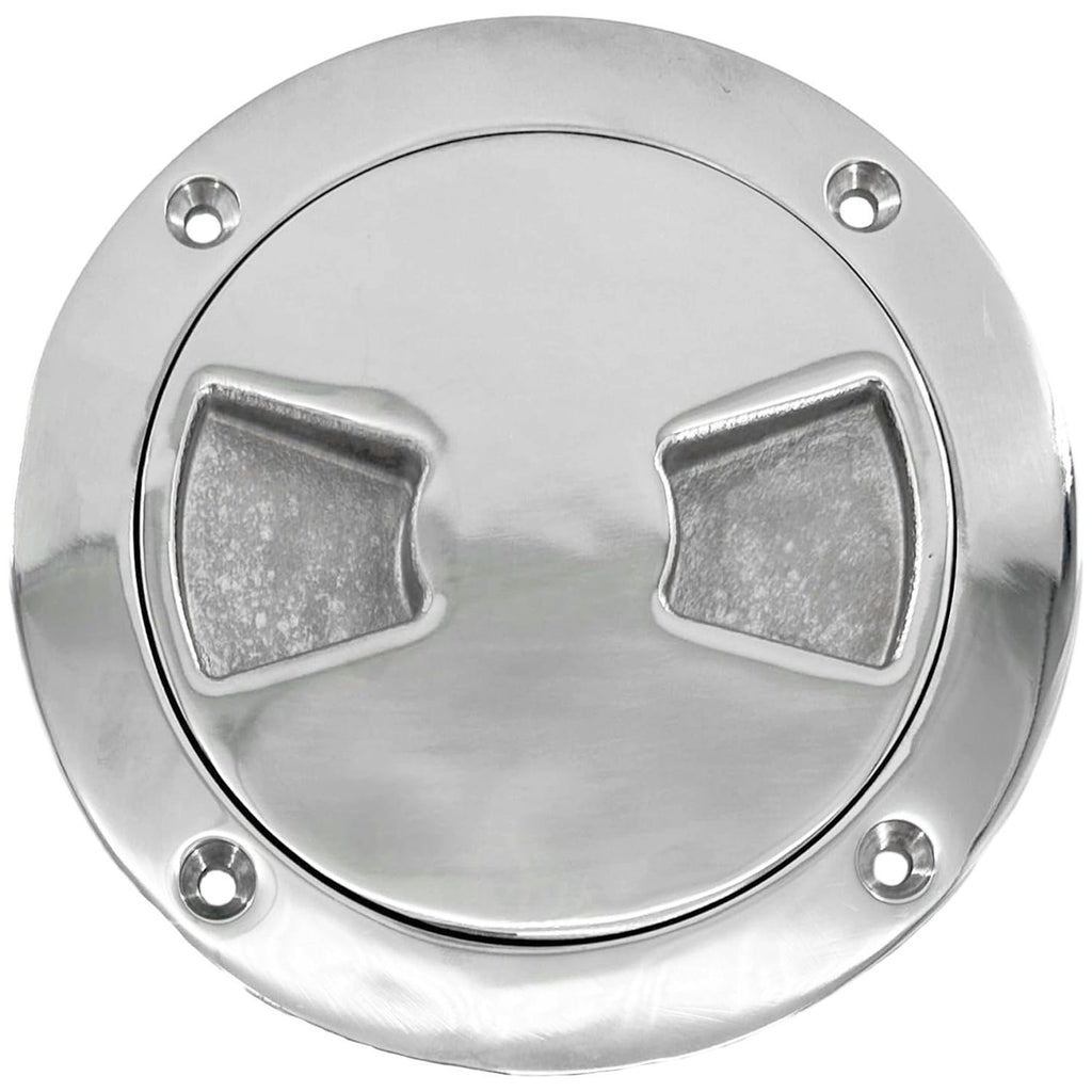 5 Inch 316 Stainless Steel Round Deck Plate Marine Yacht Hardware Fitting
