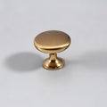 Thin Flat Mushroom Single Hole Knob 2pcs