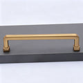128mm Hole Spacing Square Straight Cabinet Pull 2pcs