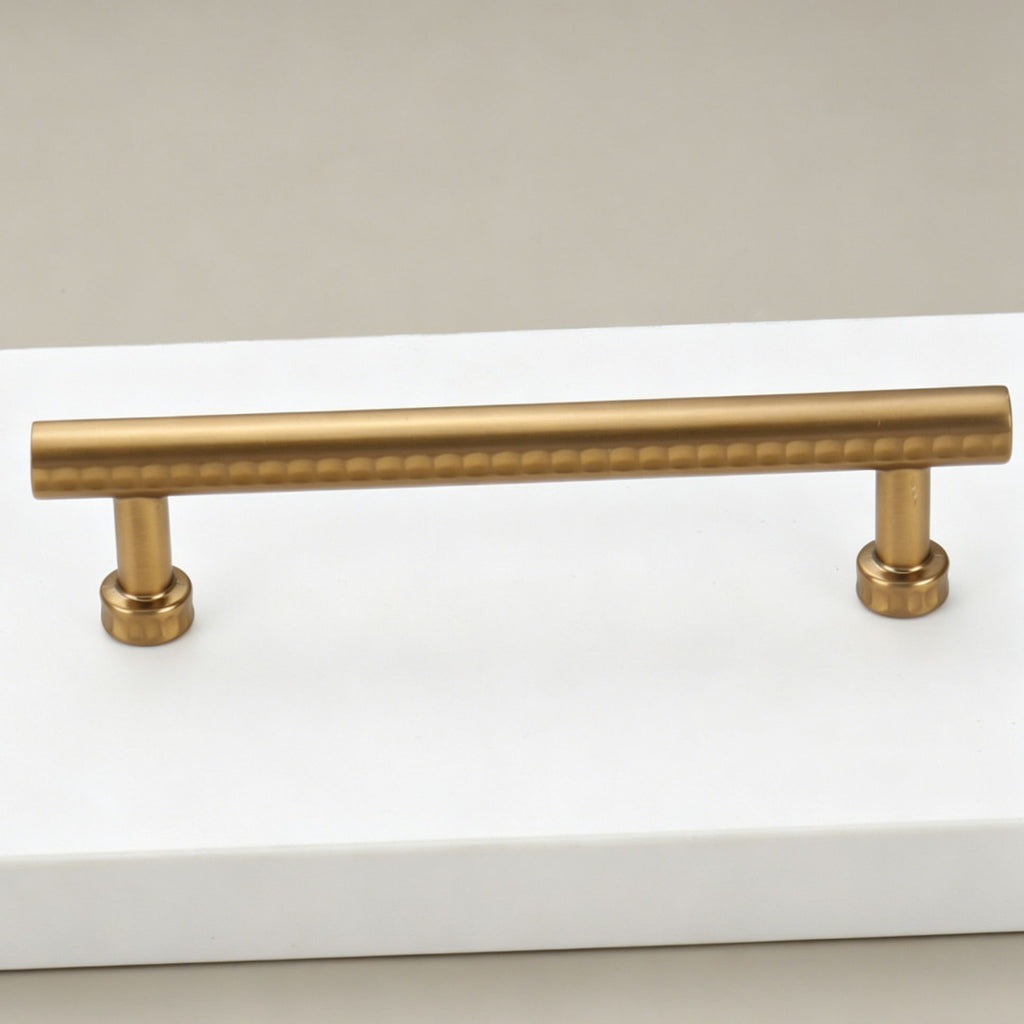 96mm Hole Spacing Hammered Tube Cabinet Pull 2pcs