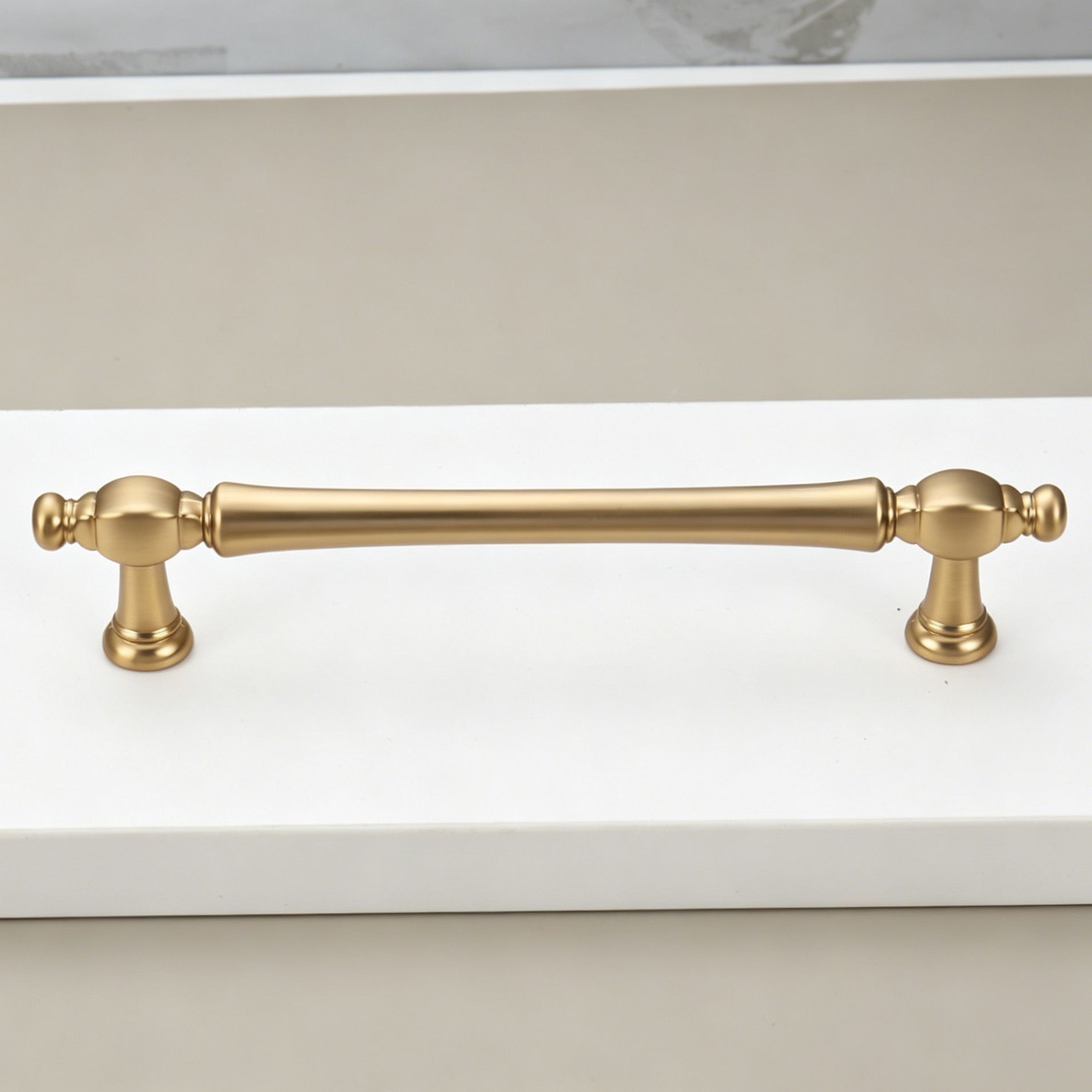 128mm Hole Spacing Multi Round Head Tapered Cabinet Pull 2pcs
