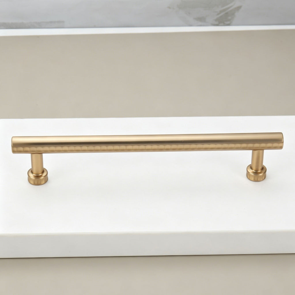 128mm Hole Spacing Hammered Tube Cabinet Pull 4pcs