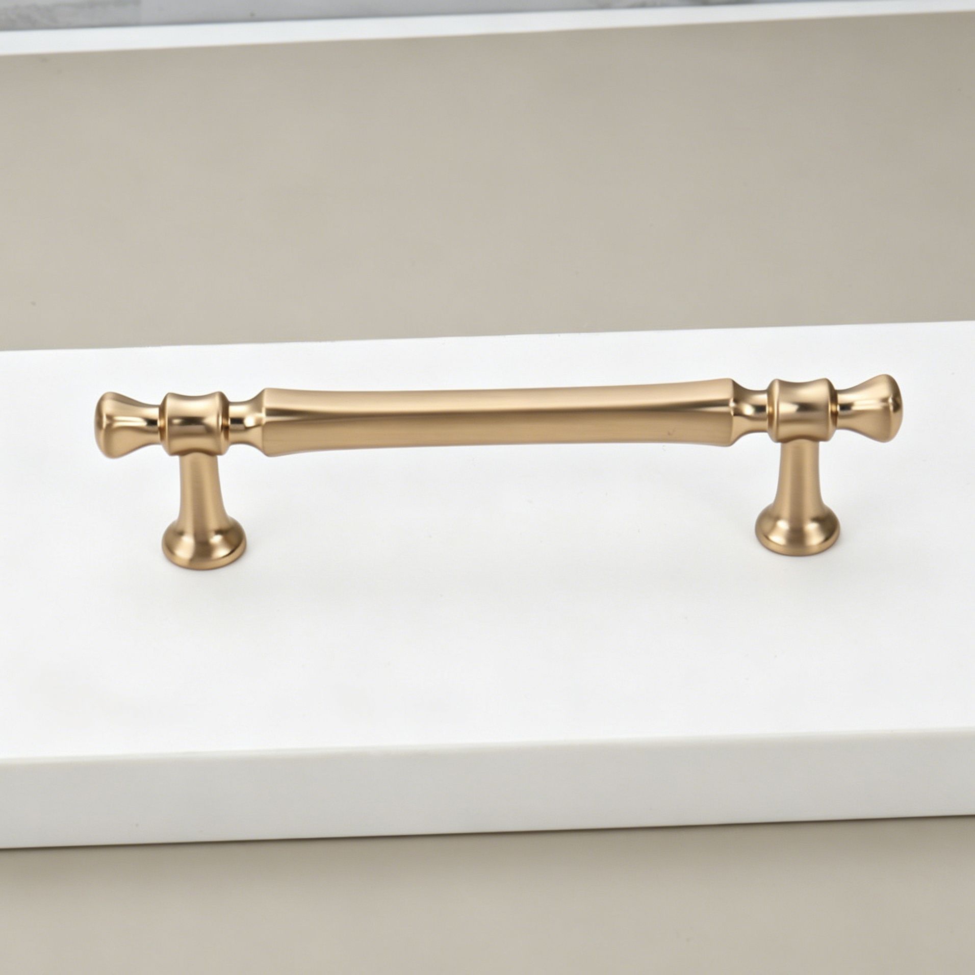 96mm Hole Spacing Waisted Bowtie Cabinet Pull 4pcs