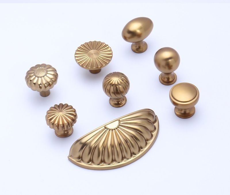 Smooth Round Ball Single Hole Cabinet Knob 6pcs