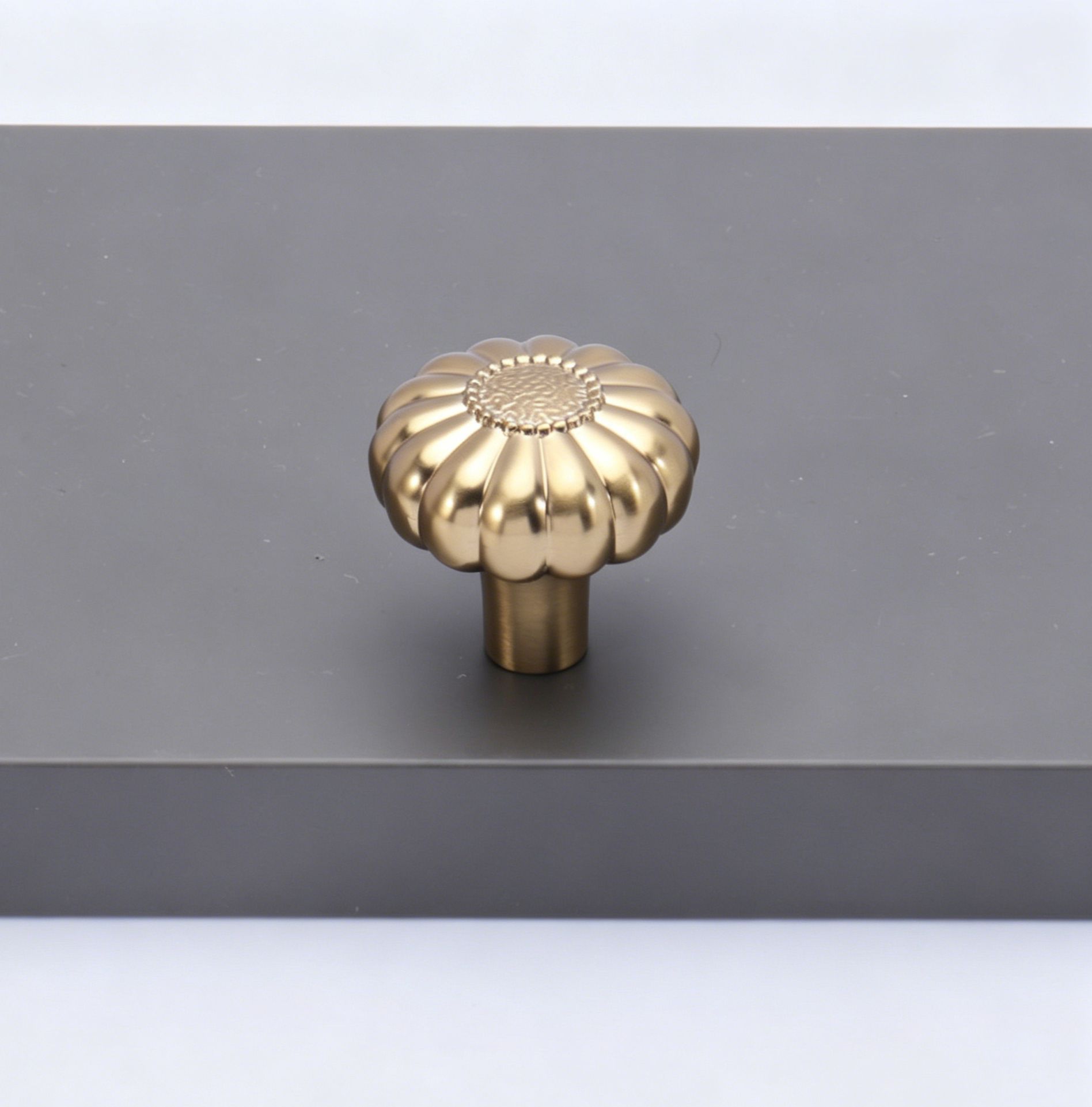 3D Sunflower Pumpkin Single Hole Knob 6pcs