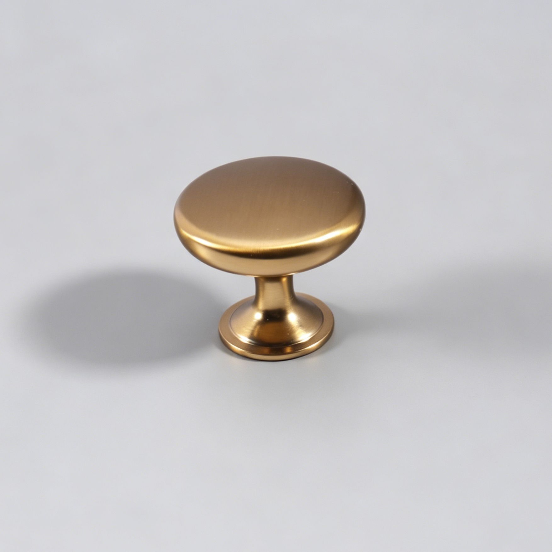 Thin Flat Mushroom Single Hole Knob 6pcs