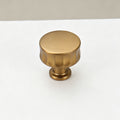 26mm Vertical Fluted Round Single Hole Drawer Knob 6pcs