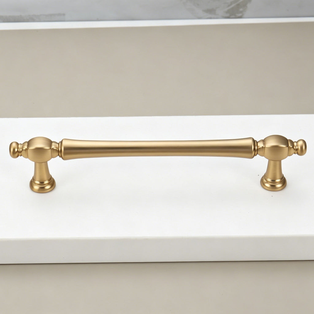 128mm Hole Spacing Multi Round Head Tapered Cabinet Pull 6pcs