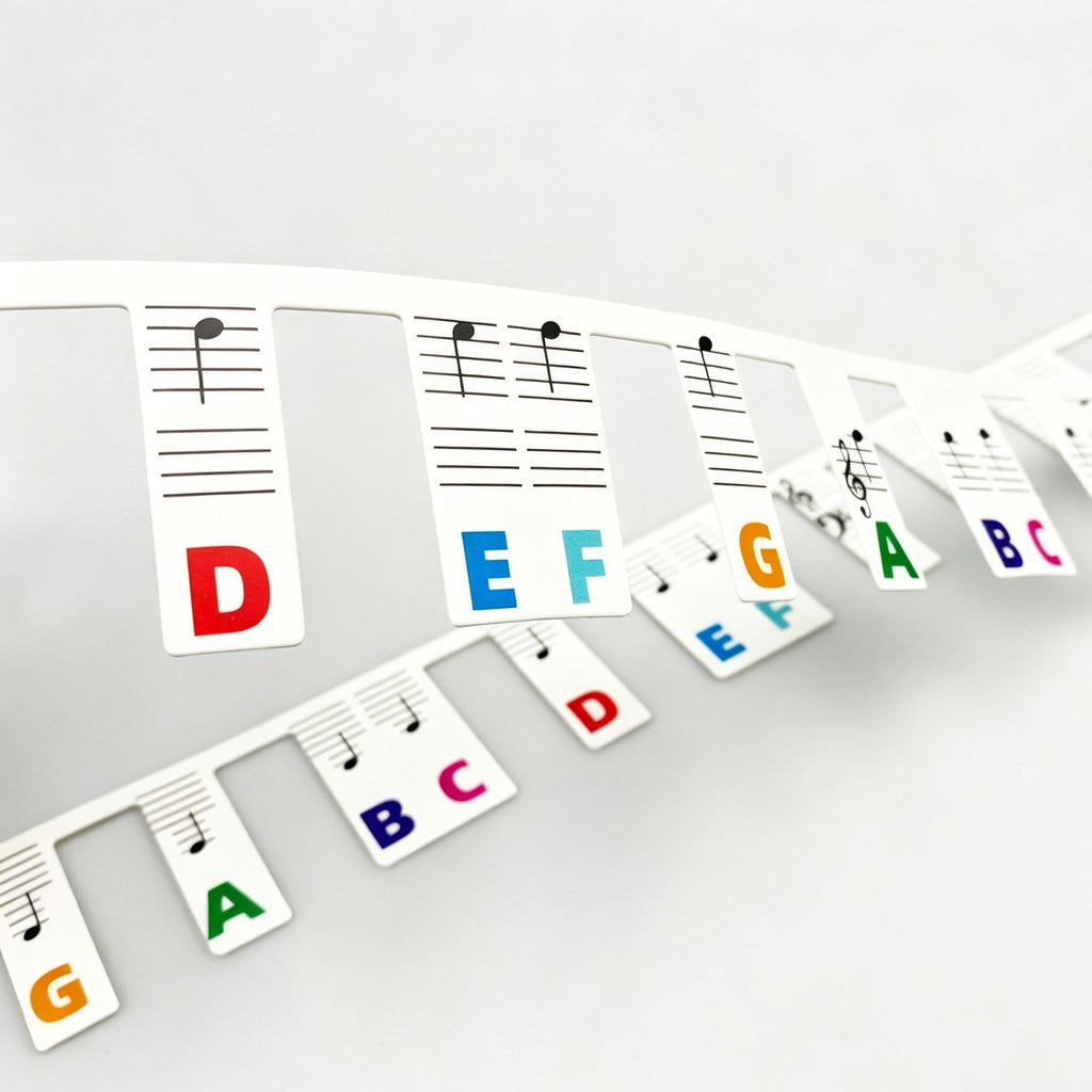 88 Keys Color Piano Note Strip 1pcs Keyboard Sticker