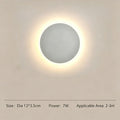 13CM White Regular Eclipse LED Wall Light Stepless Dimming