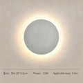 20CM White Regular Eclipse LED Wall Light Stepless Dimming