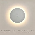 20CM White Sensor Eclipse LED Wall Light Stepless Dimming
