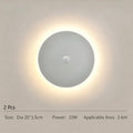 20CM White Sensor Eclipse Wall Light 2Pcs Stepless Dimming