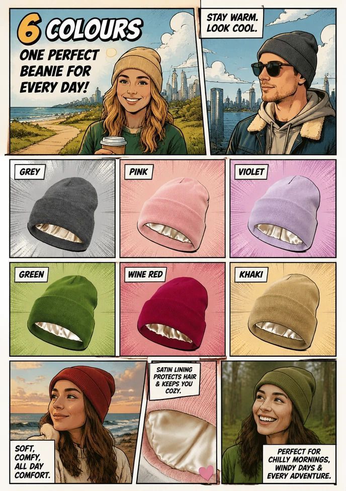Pink Knit Beanie Casual Daily Wear Plain Winter Skull Cap 1Pc