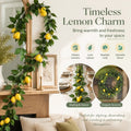 Herb Scent Artificial Lemon Vine Foam Lemon Fruit Indoor Patio Greenery Decor
