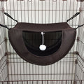 2 Pcs Cat Cage Hammock - Coffee 47×38×28cm