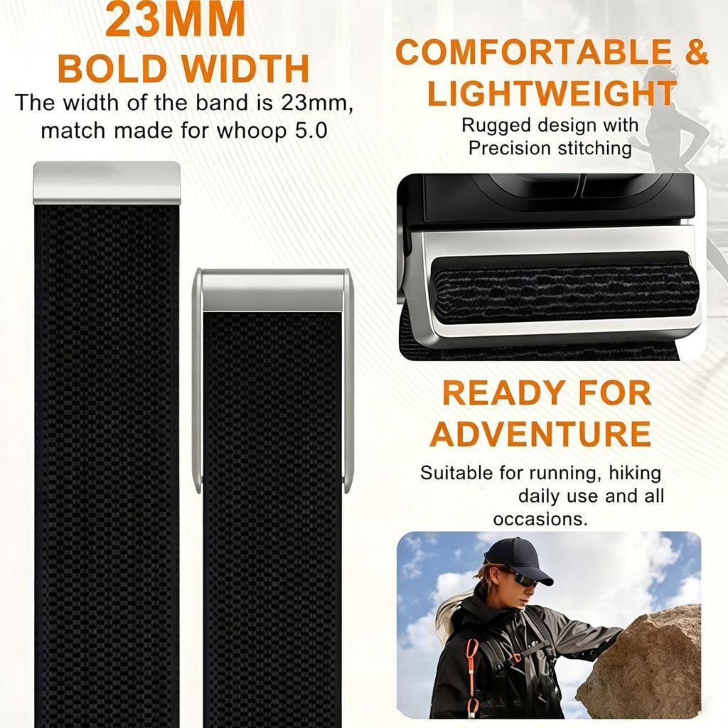 Nylon Sport Watch Strap - White