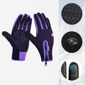 Upgraded Thermal Cycling Gloves - Purple M