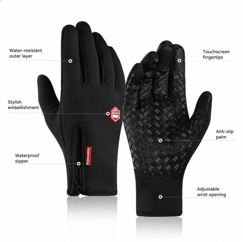 Upgraded Thermal Cycling Gloves - Hot Pink L