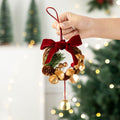 D8 Christmas Wreath Ornament Red 2 Pack