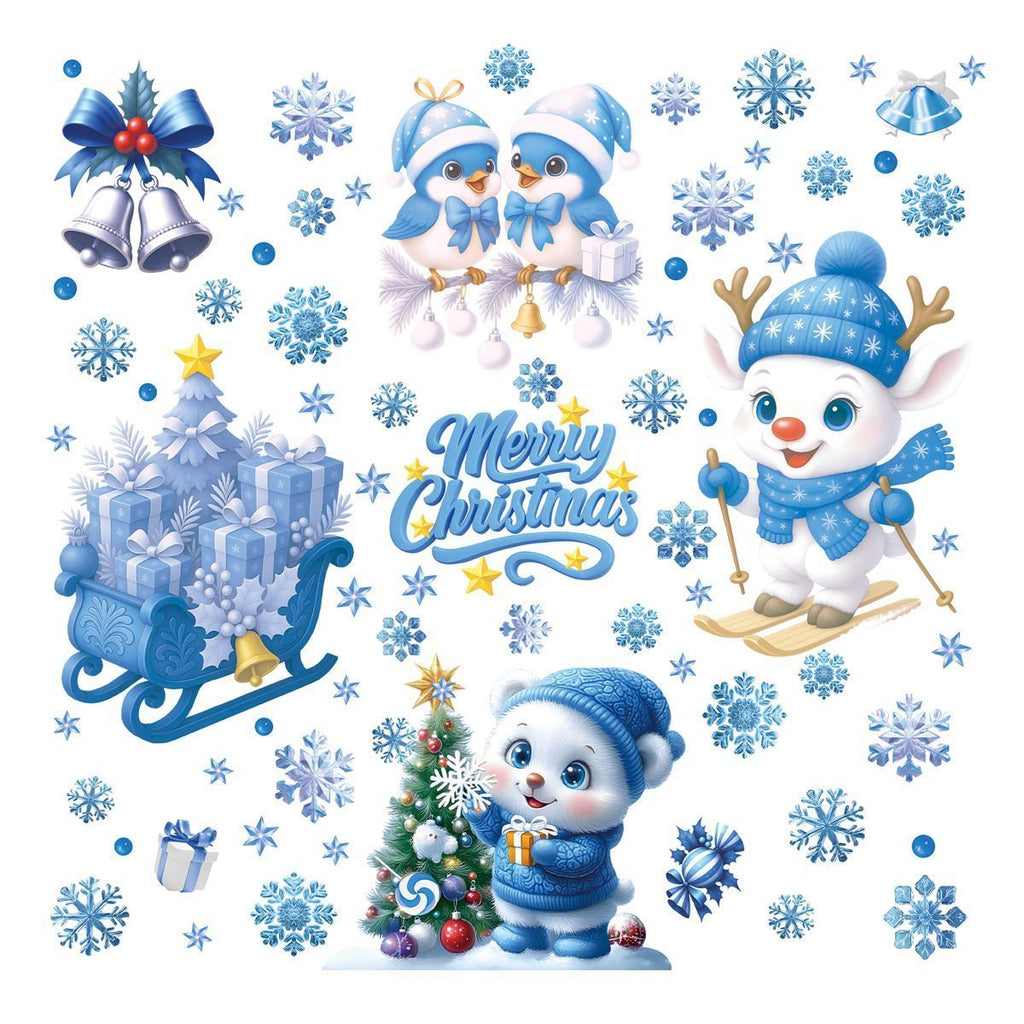 4 Styles Christmas Window Stickers Pack-03