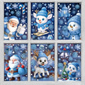 6 Styles Christmas Window Stickers Pack-02