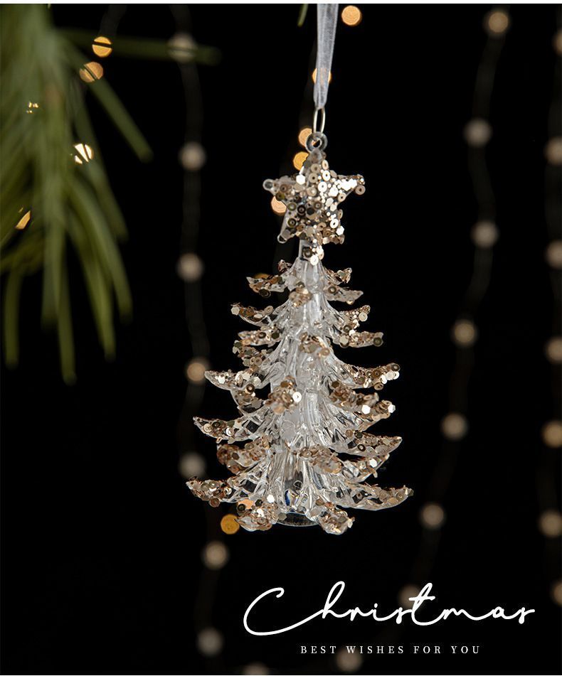 2pcs Butterfly Christmas Ornament Props