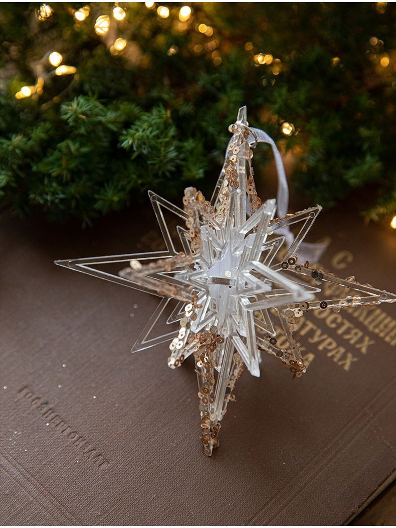 2pcs Butterfly Christmas Ornament Props