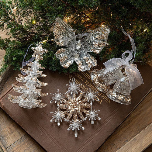 2pcs Burst Star Christmas Ornament Props