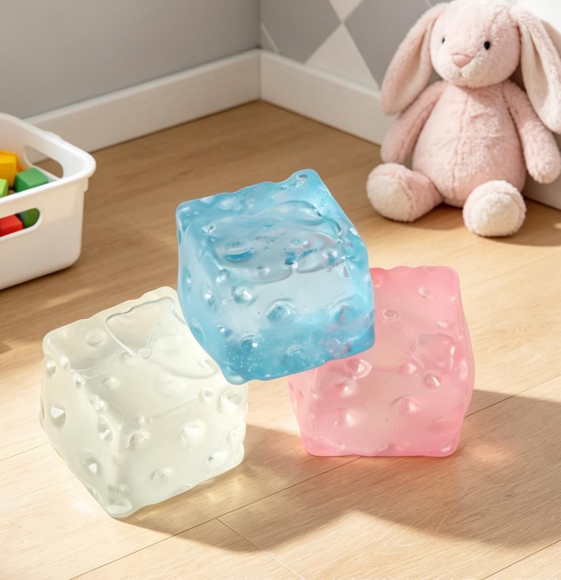 Transparent Cheese Squishy 7cm